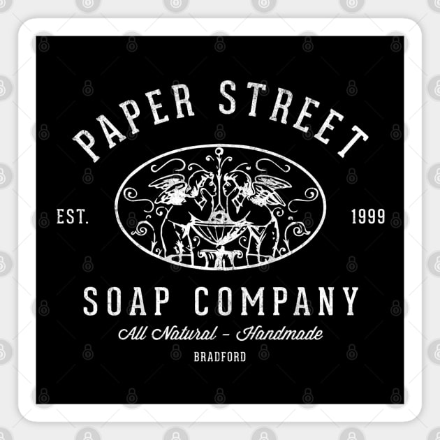 Paper Street Soap Company - vintage logo Magnet by BodinStreet